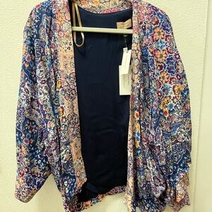Floral Patterned Kimono Jacket